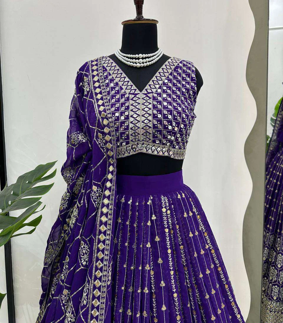 Vardan Ethnic Qrc 267 Heavy Faux Georgette Wholesale Lehenga Choli Catalog